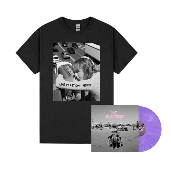 Like Plasticine Purple Vinyl + Gordi Traffic Tshirt - SIGNED EXCLUSIVE