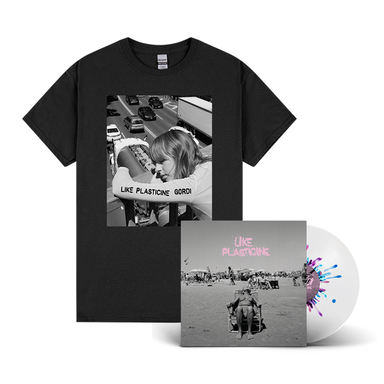 Like Plasticine Splatter Vinyl + Gordi Traffic Tshirt - SIGNED EXCLUSIVE