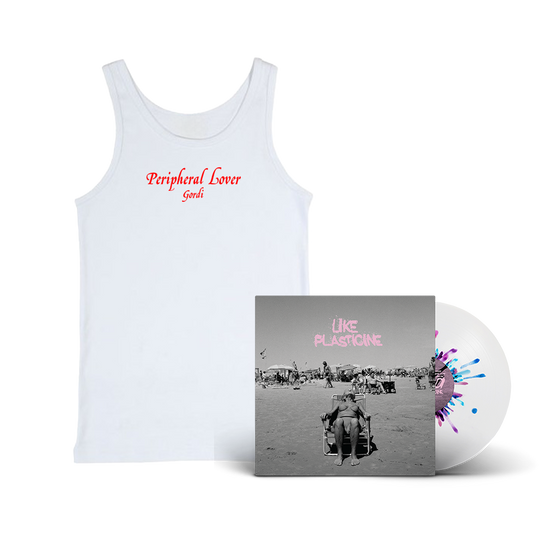 Like Plasticine Splatter Vinyl + Peripheral Lover White Tank - SIGNED EXCLUSIVE