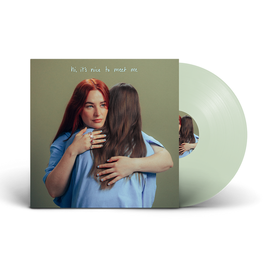 "hi, it's nice to meet me Coke Bottle Green Vinyl"