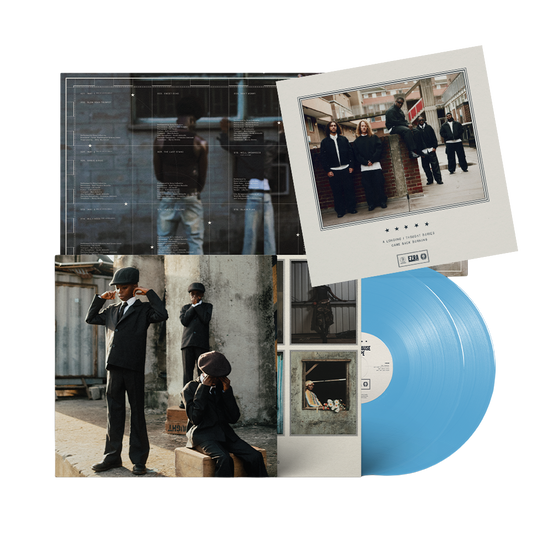 Here Because of Hope Transparent Blue 2LP  (SIGNED INSERT)