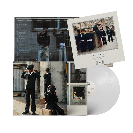 Here Because of Hope Transparent White 2LP (SIGNED INSERT)